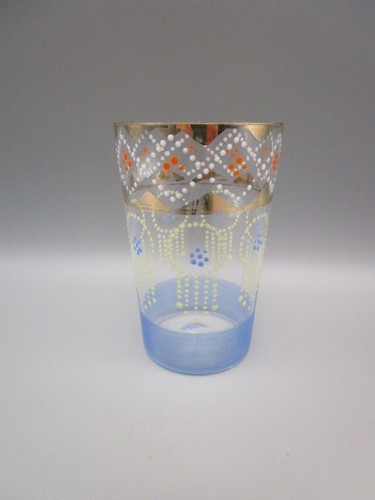 Grand verre gobelet - , émaillé