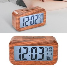 R��veil Intelligent en Bois Multi R��veil Personnalisable avec Fonction Lumineus