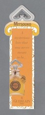 Grande carte  publicitaire marque page  - Mitsouko de Guerlain  recto verso