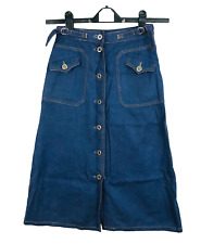 Jupe denim femme taille label