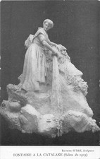 CPA 66 PERPIGNAN RAYMOND SUDRE FONTAINE A LA CATALANE SALON DE 1909