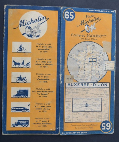 Carte michelin old - old, n°65