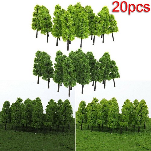 Maquette paysage arbres