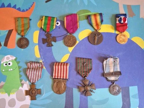 Lot médailles militaire - lot,