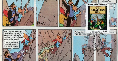 Fdc belgique 100 ans - belgique, hergé