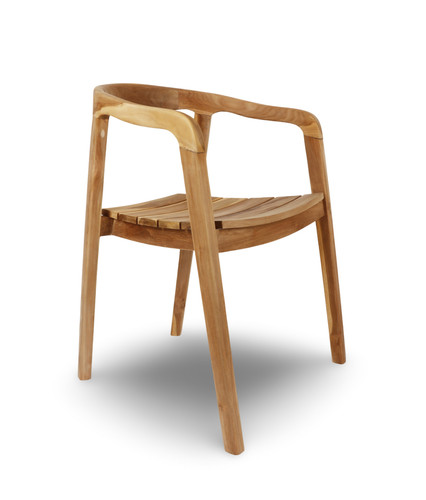 Fauteuil teck 53x55x78cm - teck,