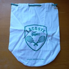 Sac Lacoste Blanc Neuf - Heritage P-E 2010 - 32x44cm