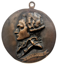 MED 3001.  GRANDE MEDAILLE - REVOLUTION / ROBESPIERRE 1758-1794