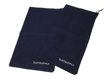 Suitsupply Chaussures Sac Unisexe Taille Unique 2 Pièce Paire Navy Bleu Dust Sac