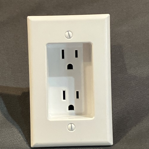 Levitron recessed outlet white - levitron,
