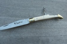 Laguiole "ROSSIGNOL". Neuf; i....e. 2 pièces: lame/tire-bouchon. Old Knife.