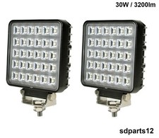 2 Phares de Travail Carré LED