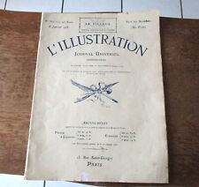 L' ILLUSTRATION N° 3801 DU 8/01/1916 : LA TRAGEDIE SERBE, LES GAZ ALLEMANDS....