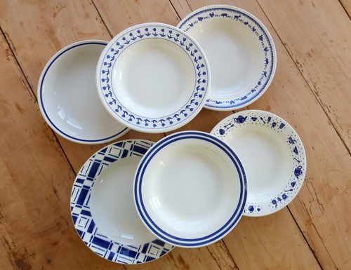 Assiettes creuses vintage - 6,