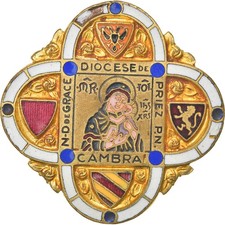 France, Médaille, Notre Dame de Grace, Diocèse de Cambrai, Religions &