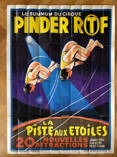 Affiche cirque pinder ortf - affiche,