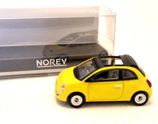 Fiat 500 C Jaune, 2009, NOREV, 1:87