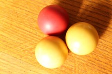 VINTAGE ANTIQUE BOULE BILLARD BILLIARD BALLS BAKELITE MADE IN FRANCE BON ETAT