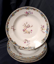 4 assiettes creuses porcelaine