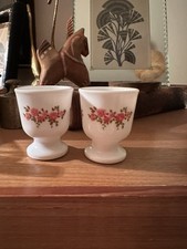 Arcopal France vintage lot 2 coquetiers modèle Bagatelle 1982