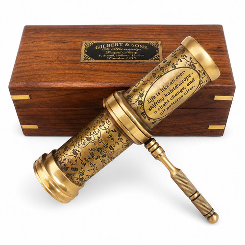 Kaléidoscope ancien laiton - ancien, en