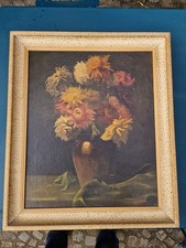 Joli Tableau Huile Sur Toile Signée R Dubois Voir Photos