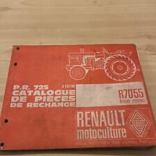 Catalogue pieces Rechanges RENAULT R 7055 DIESEL PERKINS PR 725 SPARE PARTS