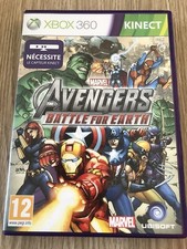 JEU MARVEL AVENGERS BATTLE FOR EARTH KINECT XBOX 360 FRANÇAIS COMPLET RARE