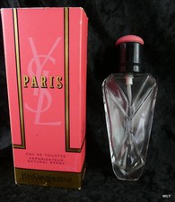 FLACON DE PARFUM vintage 1983  YVES SAINT LAURENT PARIS en EDT vapo, vide