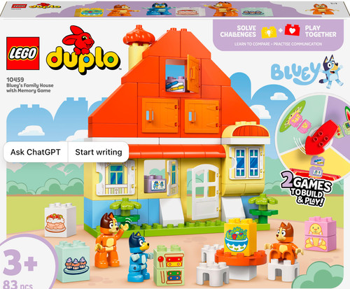 Lego duplo bluey family - duplo, bluey's