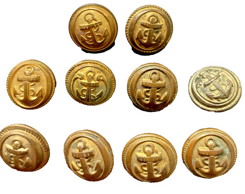 Boutons marine - boutons, de