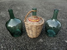 Lot 3 Bouteilles Verres