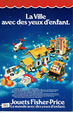 Publicité Advertising 03 24  1980   Fischer- Price  jeux jouets  3*