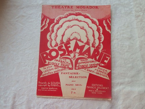 Rose marie opérette - marie, 2