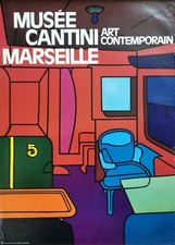 Valerio Adami Affiche Exposition Musée Cantini Marseille Exhibition Poster