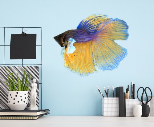 Papier peint poisson - 3d,