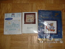 3 broderies sur toile aida  à