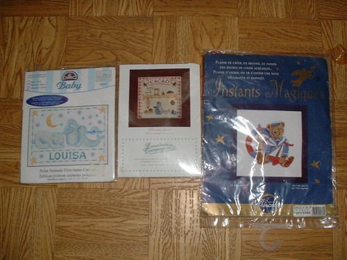 Broderies sur toile aida - , à