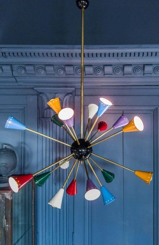 Lustre sputnik lumières - lustre, 16