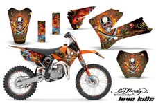 Graphisme Stickers +# Plt / Jante Pour KTM SX85 SX105 2006-2012 Ehpirates O