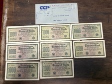 ALLEMAGNE - 15/09/1922 - x8 Tausend Mark - Reichsbanknote - 1000