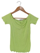 STRADIVARIUS Chemise côtelée Dames Haut T EU 36 vert style décontracté