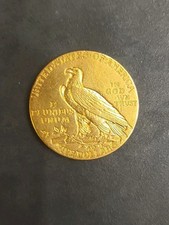 Pièces Or 5 Dollars Us Indien