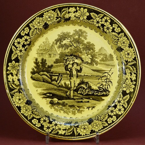 Assiette creil faïence - faïence, fine