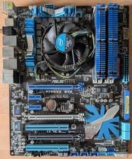 Motherboard carte-mère Asus P7P55D-EVO complète avec processeur et mémoire