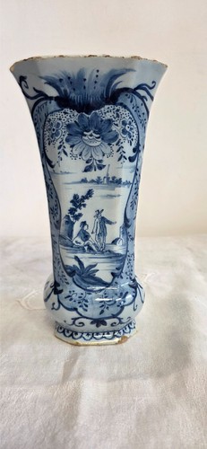 Vase cornet faïence de - cornet, en