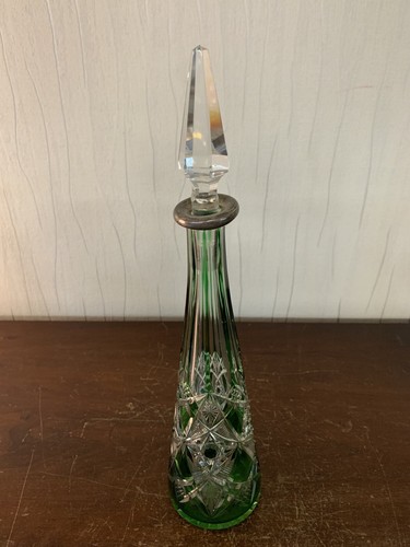 Carafe liqueur overlay - à, vert