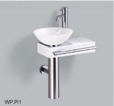 Lavabo Alape WP.PI1 lavabo mural, lavabo à coque placé à gauche,