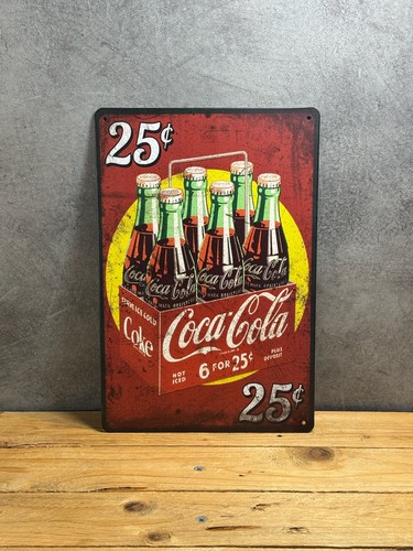 Plaque métal coca cola 117 - métal,