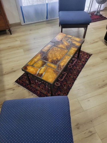 Table basse pierre lave - table,